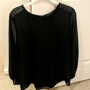 Black and Gold Blouse